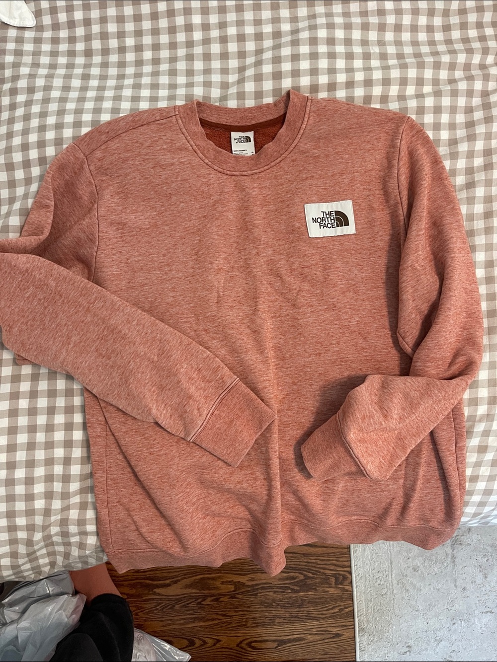 The North Face Men's Crewneck Sweatshirt in Heathered Rose